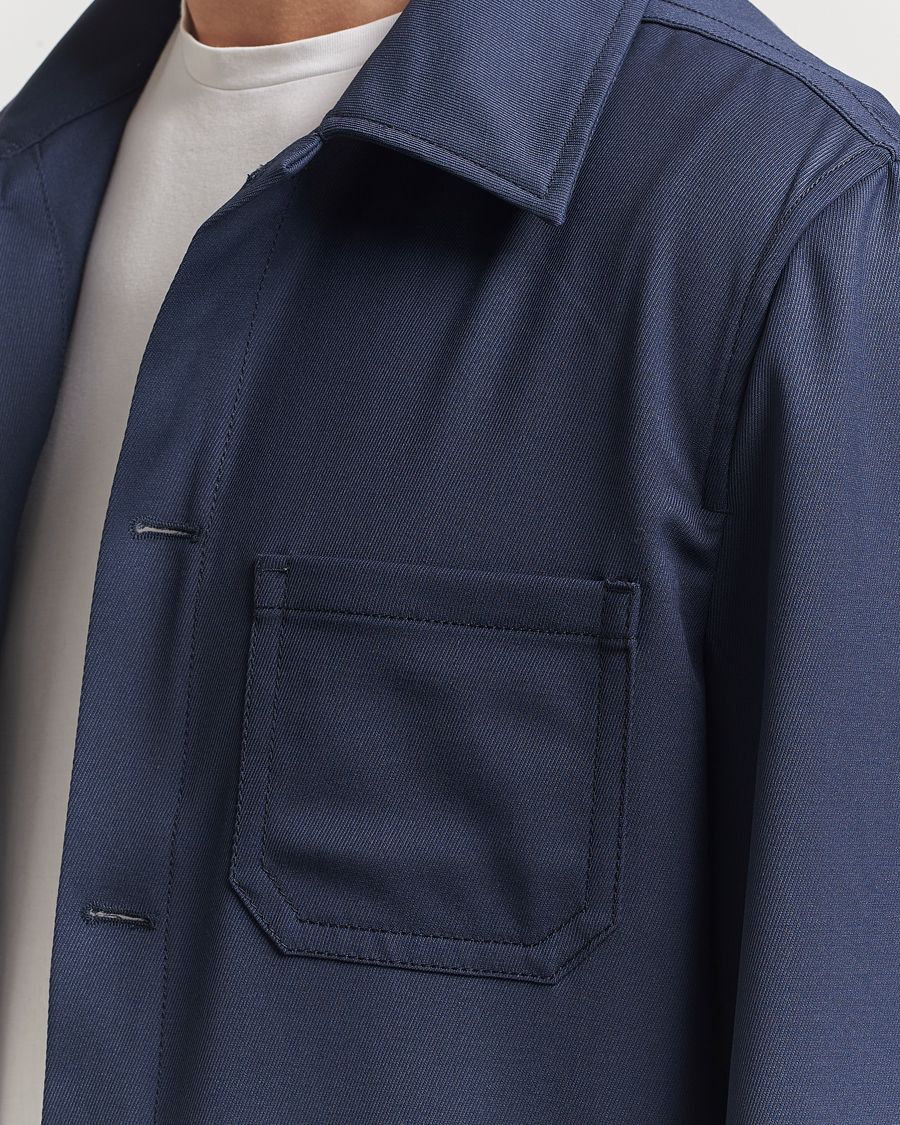 Homme | Business & Beyond | Filippa K | Work Shirt Jacket Dusk Blue