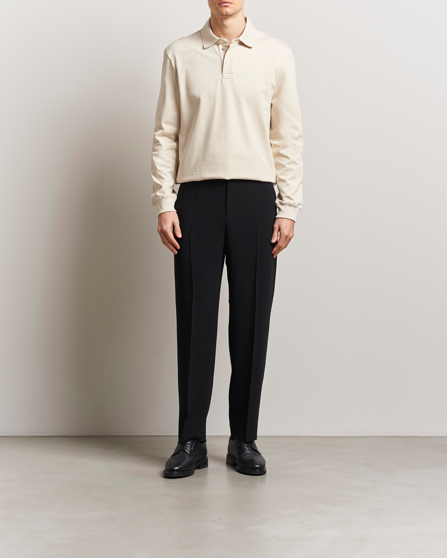 Heren | Truien | Filippa K | Heavy Cotton Rugby Shirt Cream White