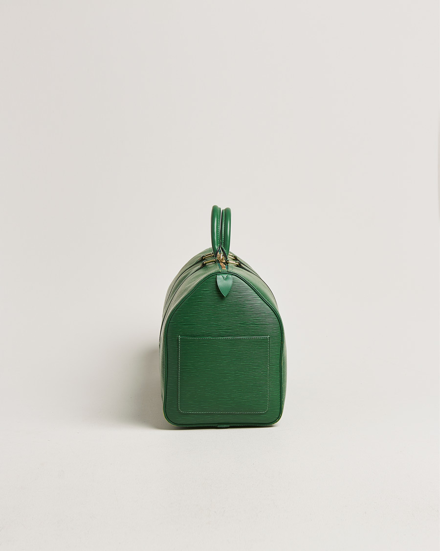 Homme | Louis Vuitton Pre-Owned Keepall 50 Epi Leather Bag Green | Louis Vuitton Pre-Owned | Keepall 50 Epi Leather Bag Green