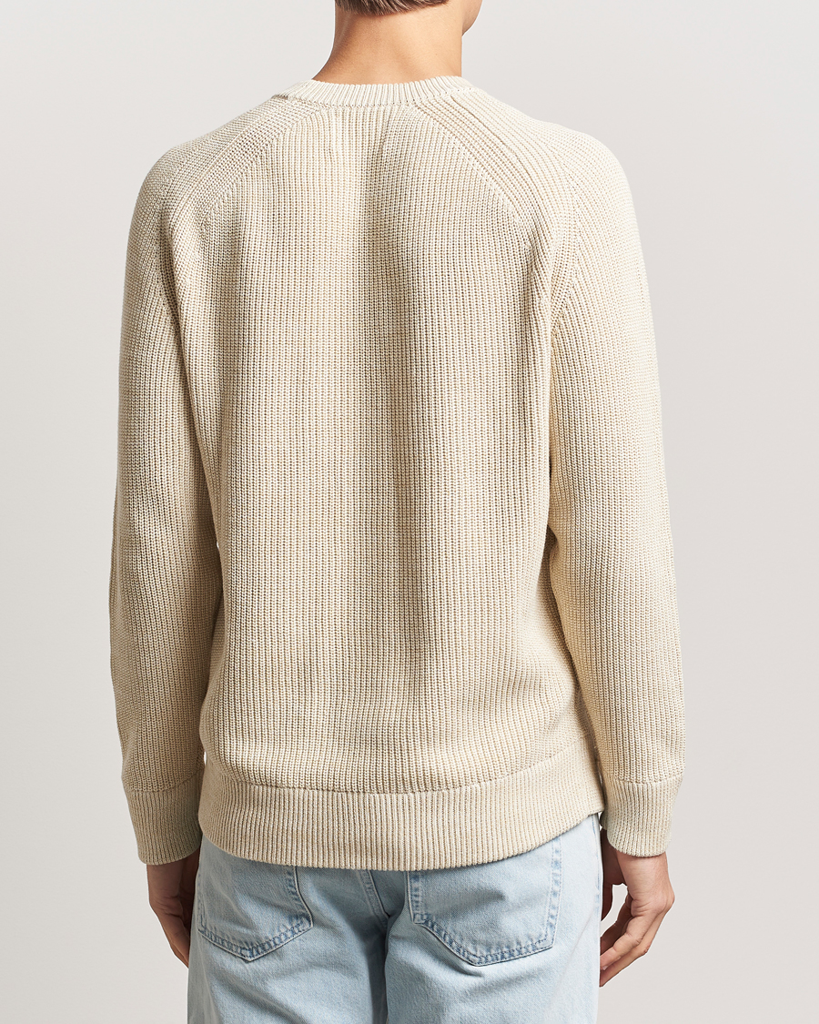 Heren | Truien | NN07 | Jacobo Cotton Knitted Sweater Ivory