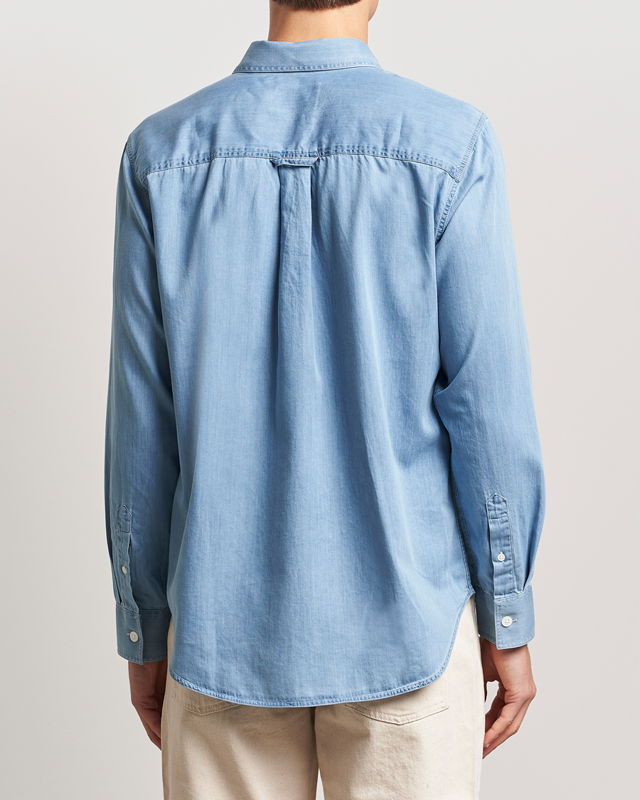 Homme | Chemises | NN07 | Colby Denim Shirt Bleached Indigo