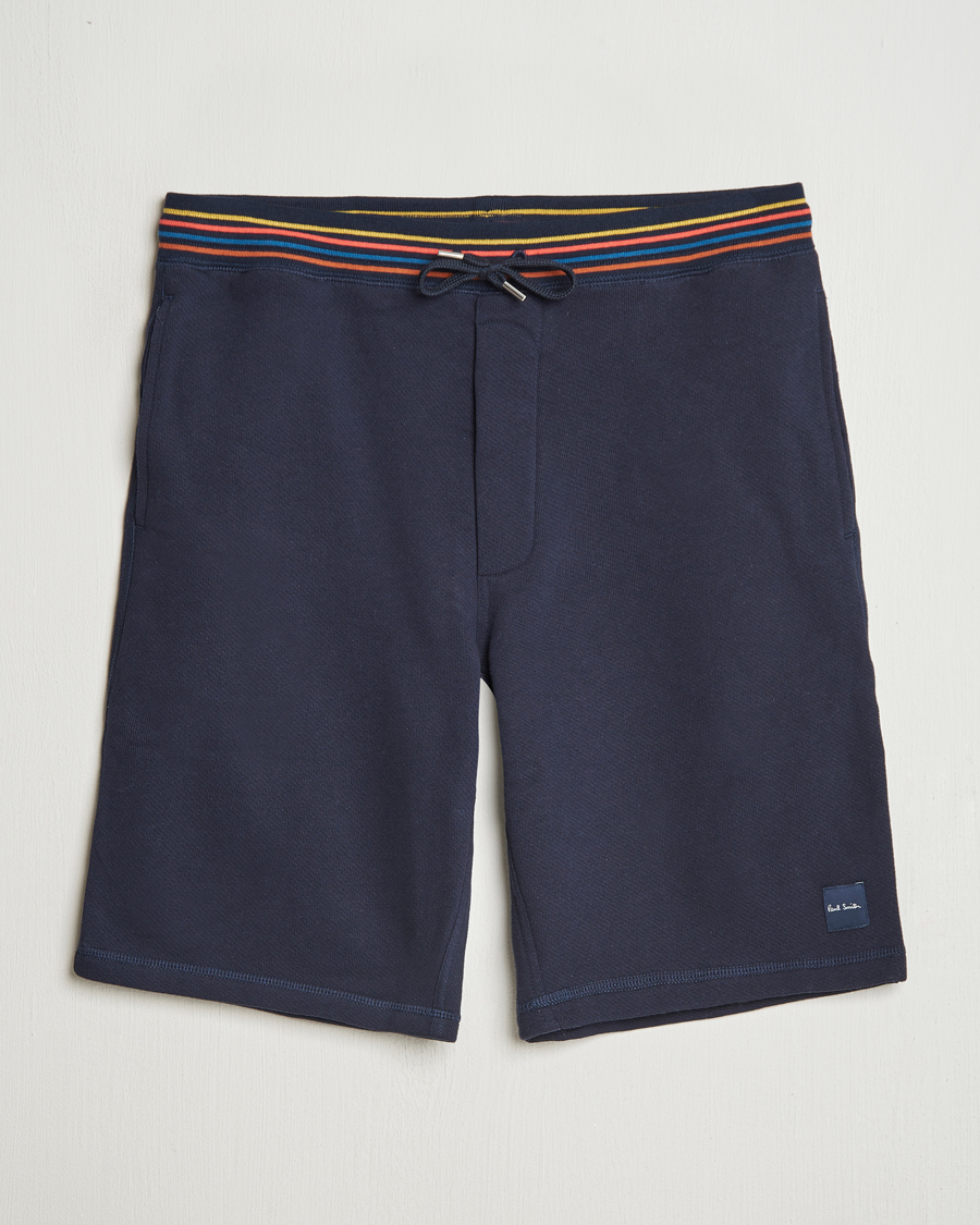 Homme | Shorts | Paul Smith | Artist Rib Sweatshorts Navy