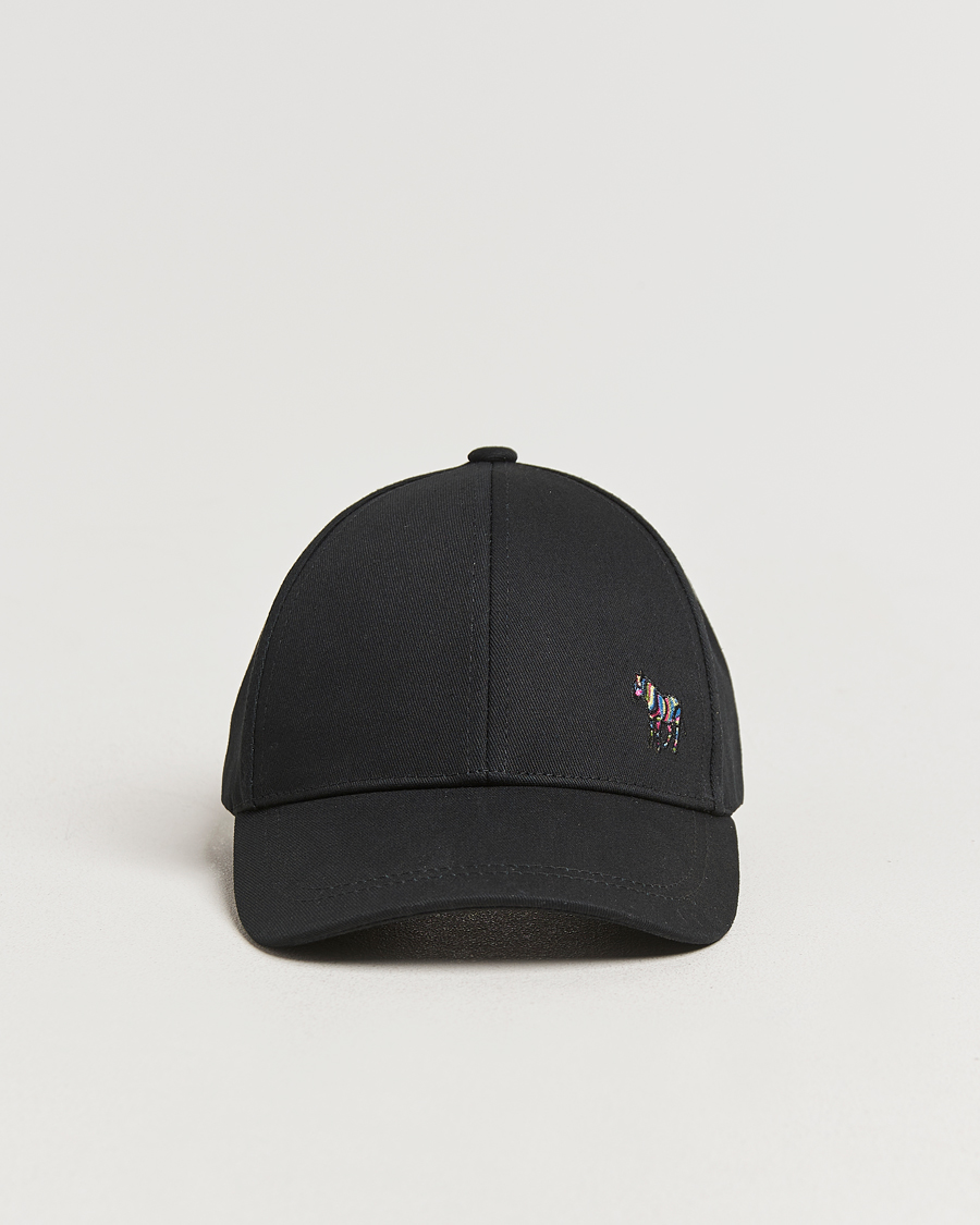 Homme | Bobs Et Casquettes | PS Paul Smith | Baseball Zebra Cap Black