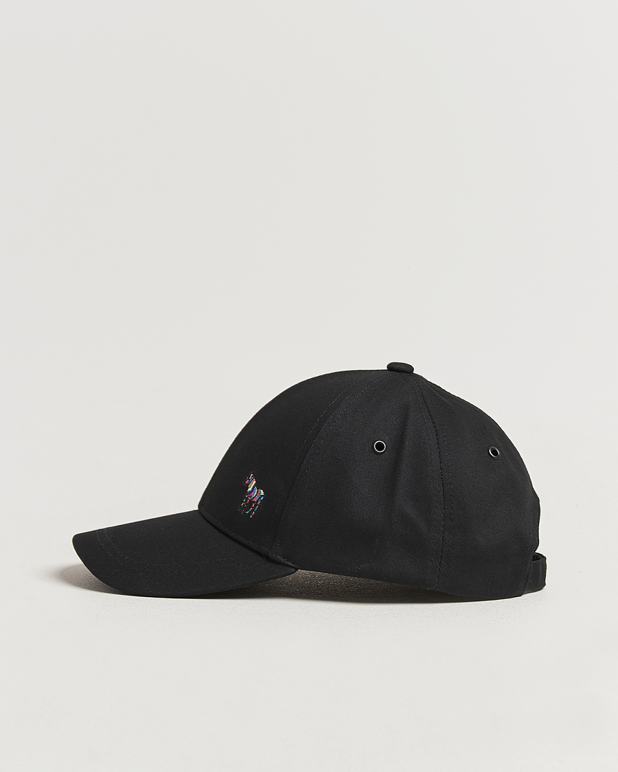 Homme | Bobs Et Casquettes | PS Paul Smith | Baseball Zebra Cap Black