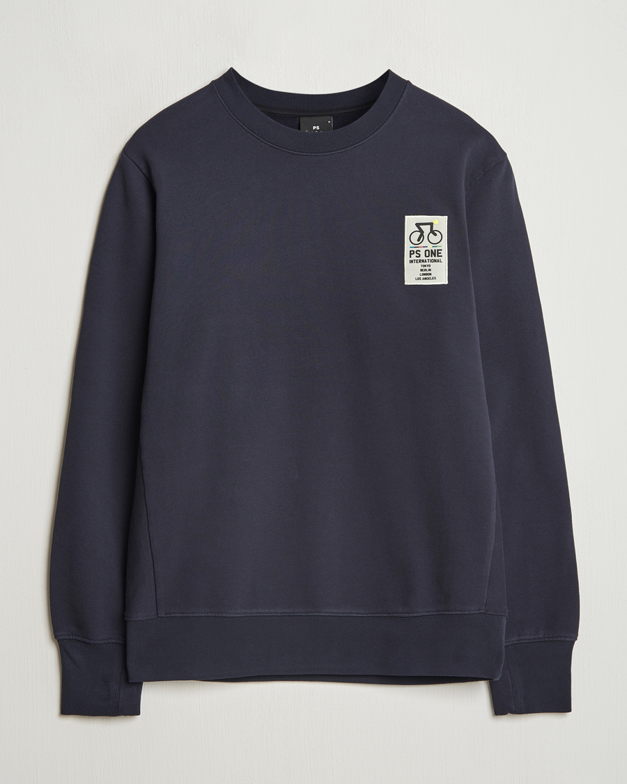 Heren | Truien | PS Paul Smith | One Bike Crew Neck Sweatshirt Navy