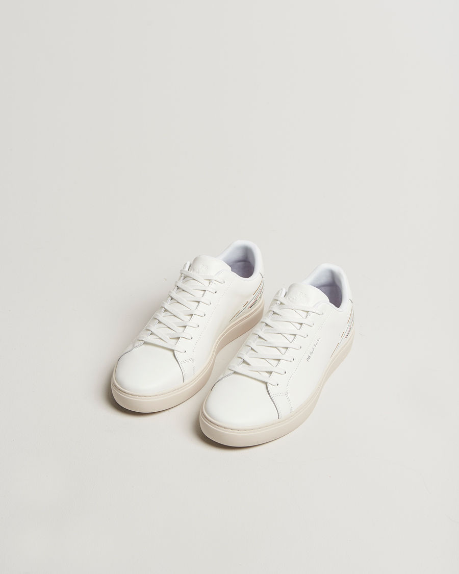 Homme | Baskets | PS Paul Smith | Rex Embroidered Leather Sneaker White