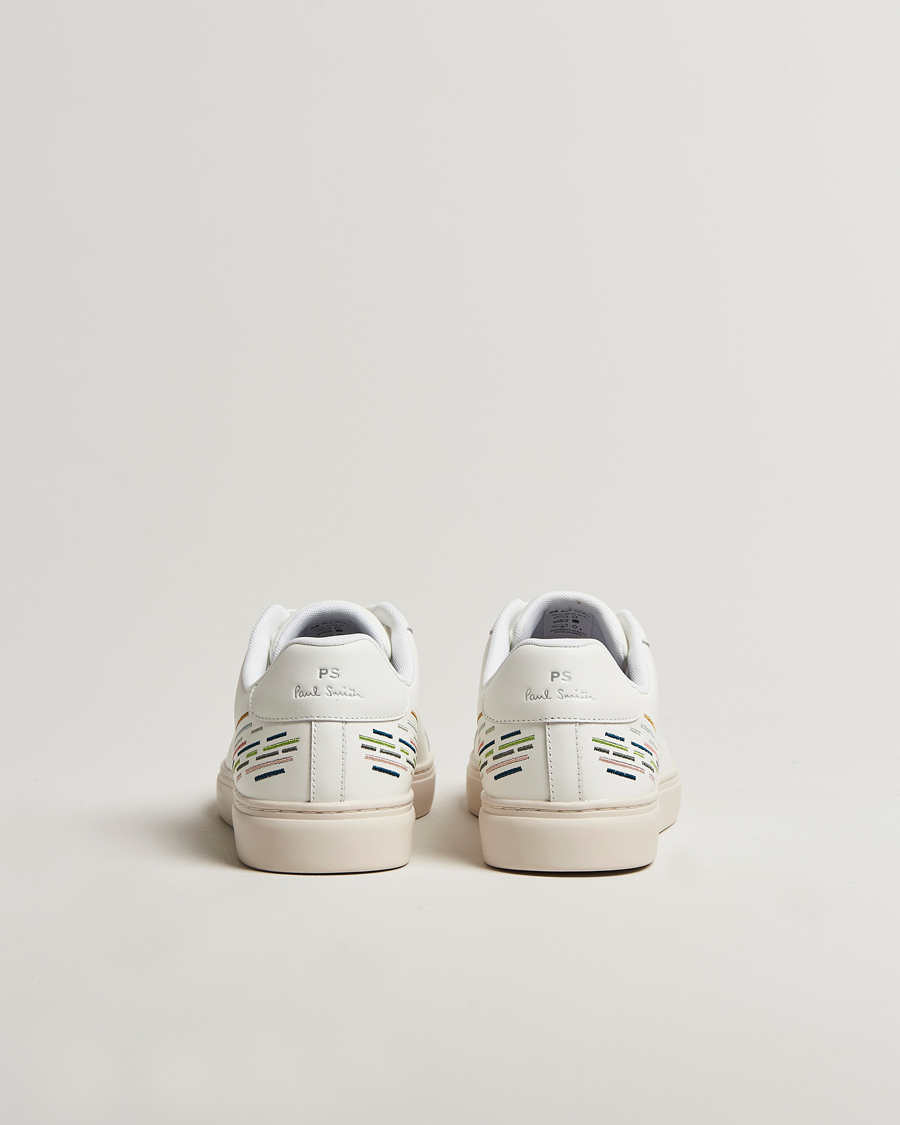 Homme | Baskets | PS Paul Smith | Rex Embroidered Leather Sneaker White