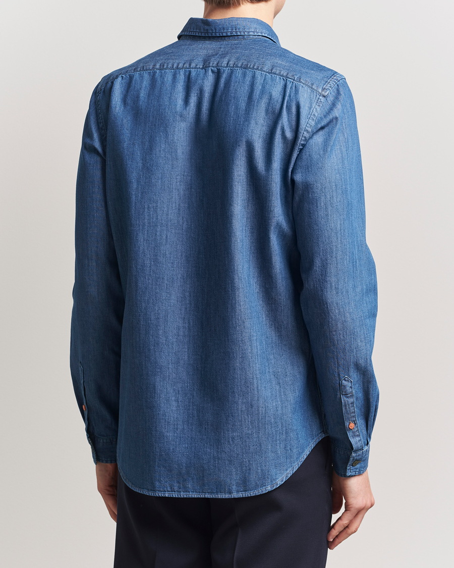 Heren | Overhemden | PS Paul Smith | Tailored Fit Denim Shirt Blue