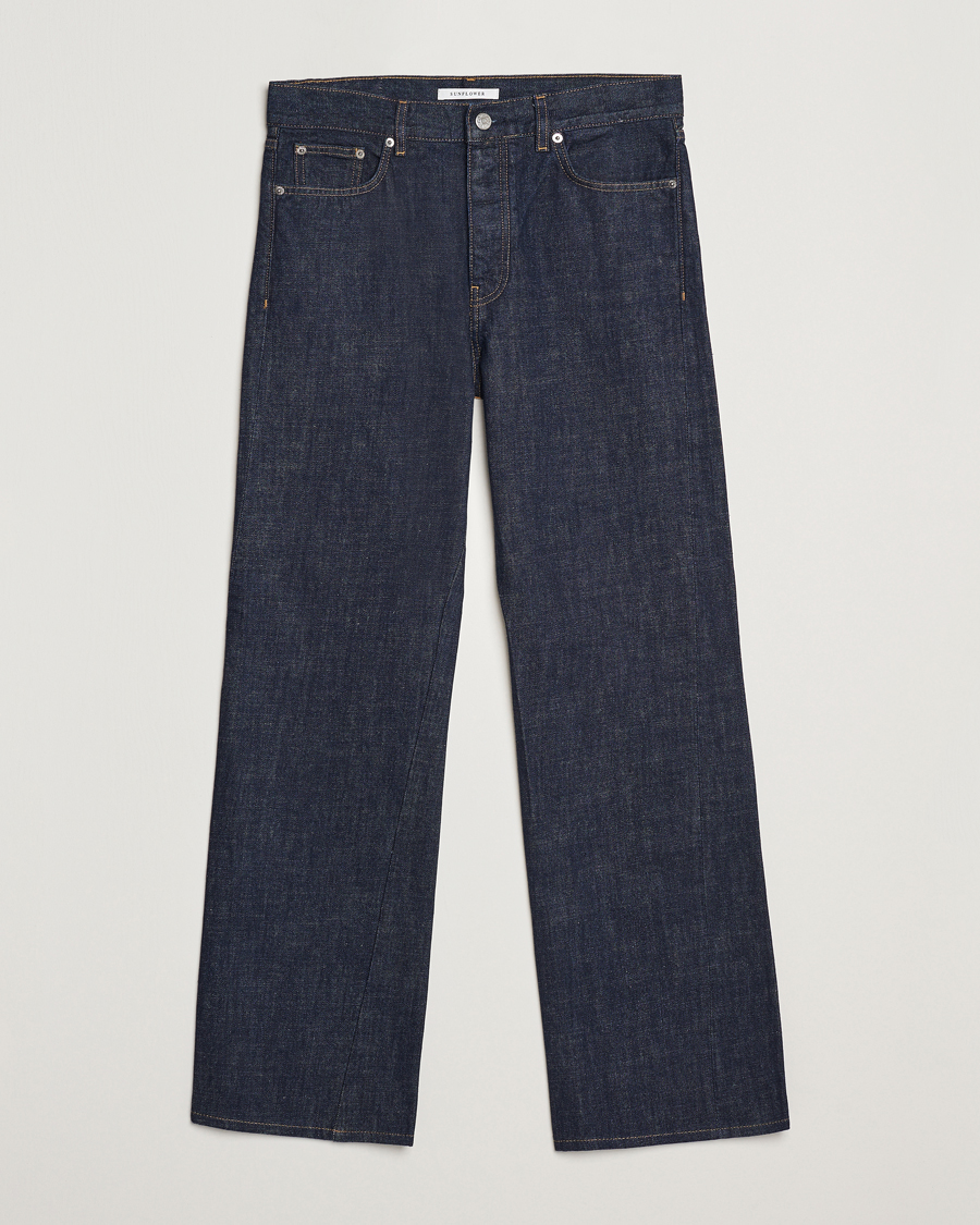 Heren | Jeans | Sunflower | Straight Twist Jeans Simple Rinse Blue