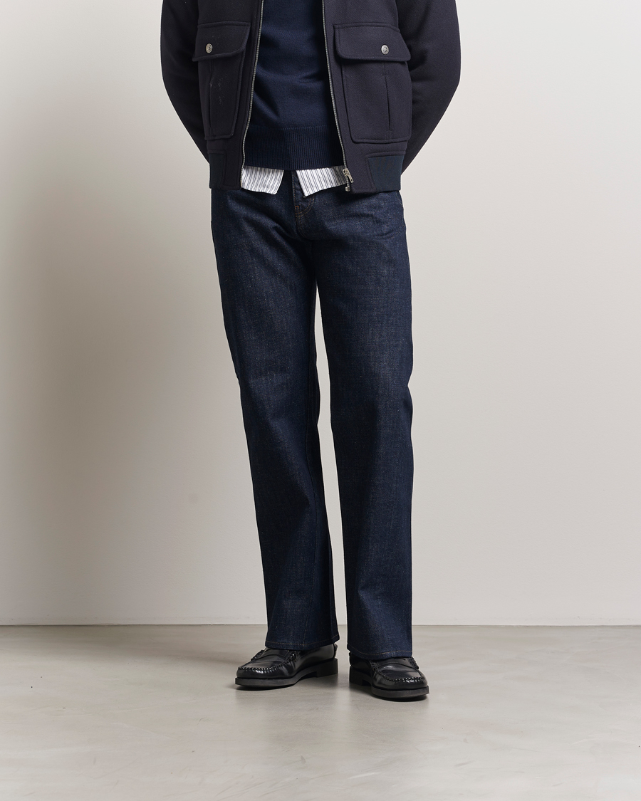 Heren | Jeans | Sunflower | Straight Twist Jeans Simple Rinse Blue