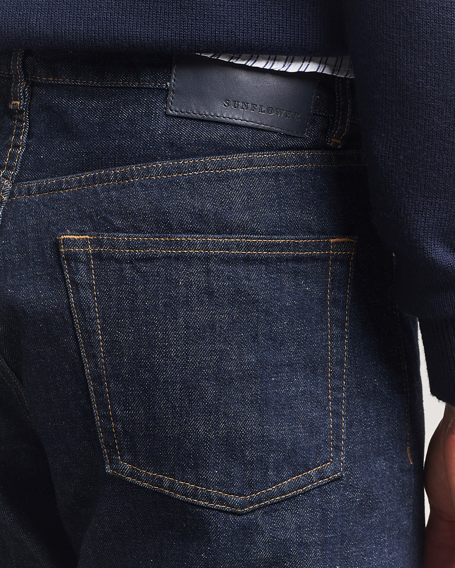 Heren | Jeans | Sunflower | Straight Twist Jeans Simple Rinse Blue