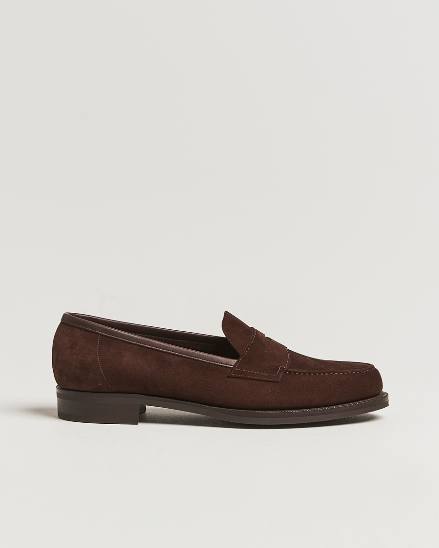 Heren | Instappers | Edward Green | Pimlico Suede Loafers Mink