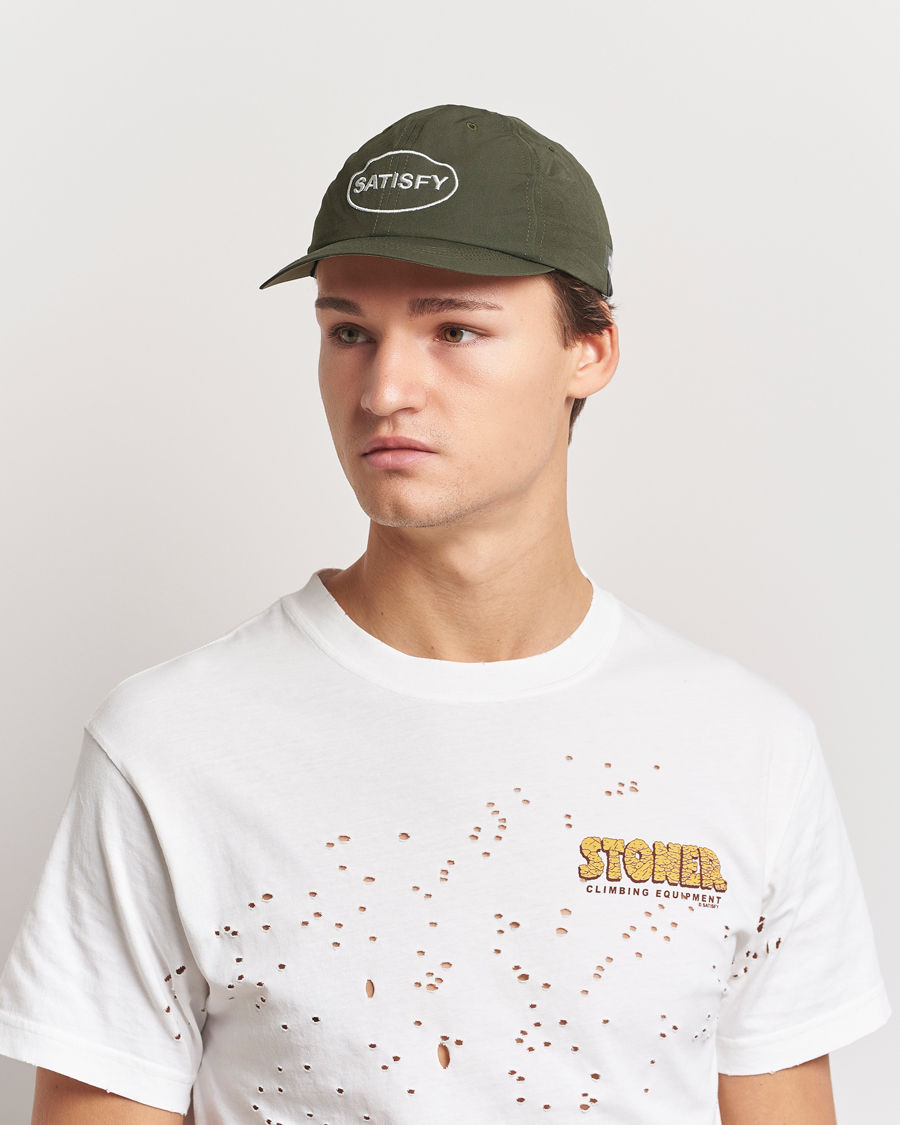 Homme | Satisfy PeaceShell Running Cap Olive | Satisfy | PeaceShell Running Cap Olive