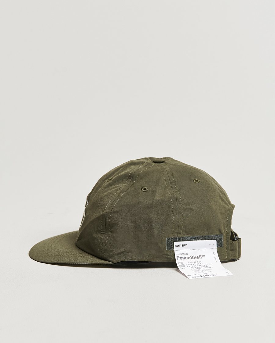 Homme | Satisfy PeaceShell Running Cap Olive | Satisfy | PeaceShell Running Cap Olive
