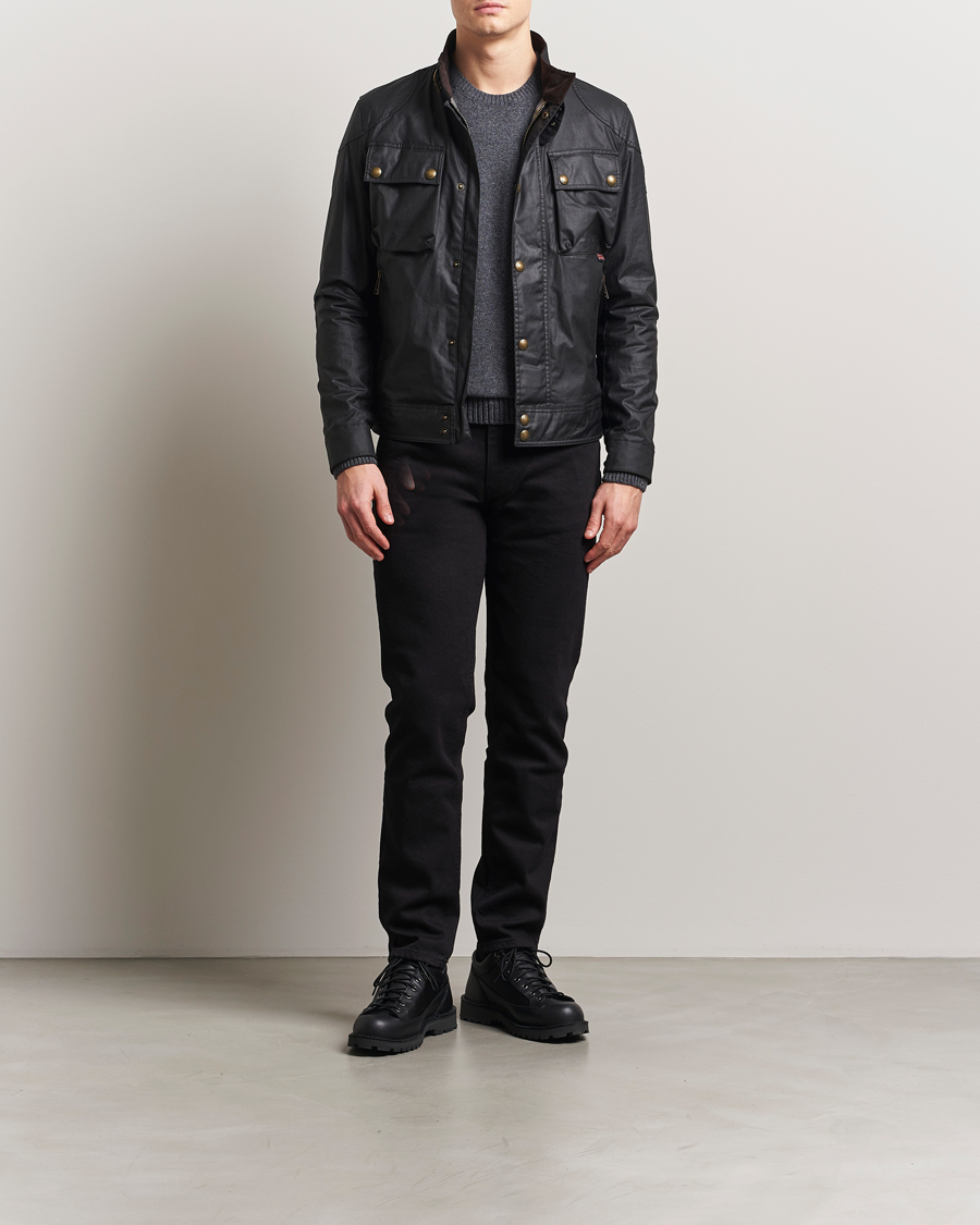 Homme | Manteaux Et Vestes | Belstaff | Racemaster Waxed Jacket Black