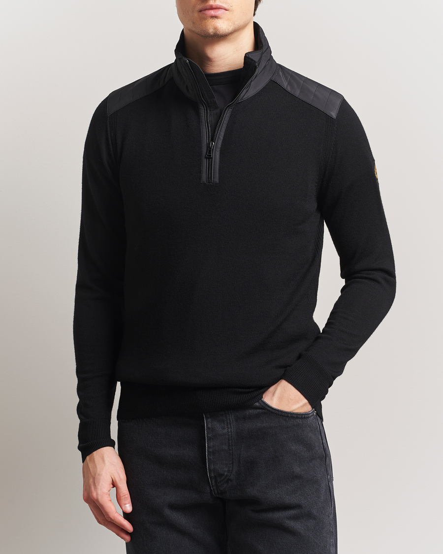 Homme | Pulls Et Tricots | Belstaff | Kilmington Quarter Zip Jumper Black