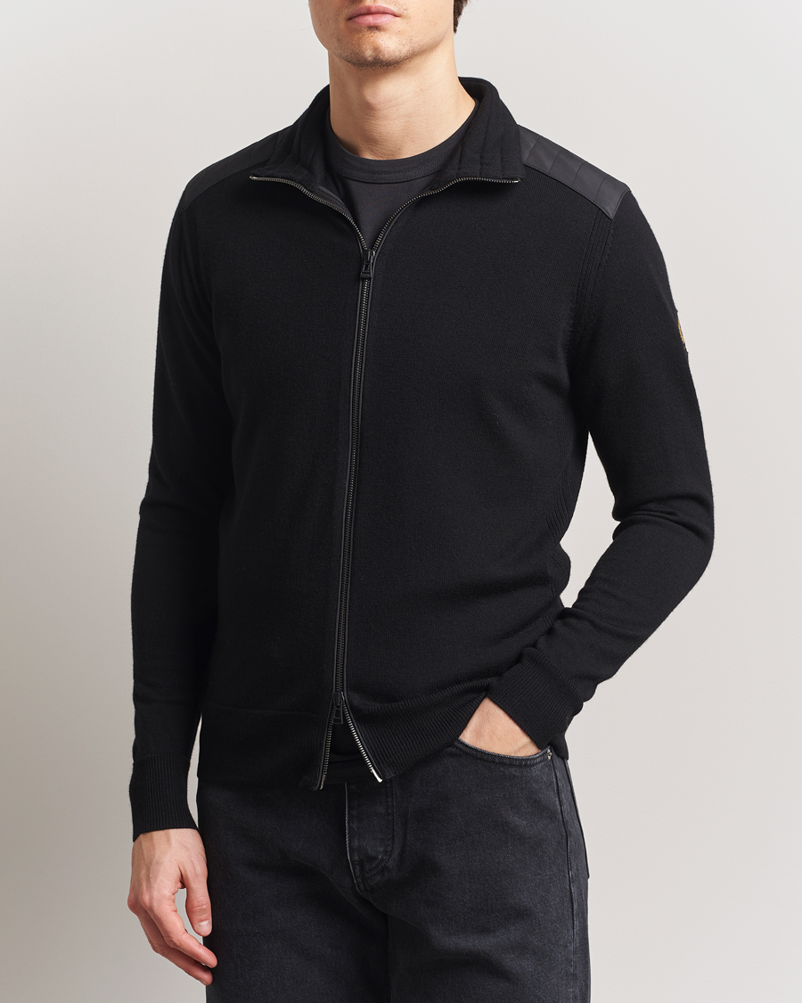 Heren | Truien | Belstaff | Kelby Zip Cardigan Black