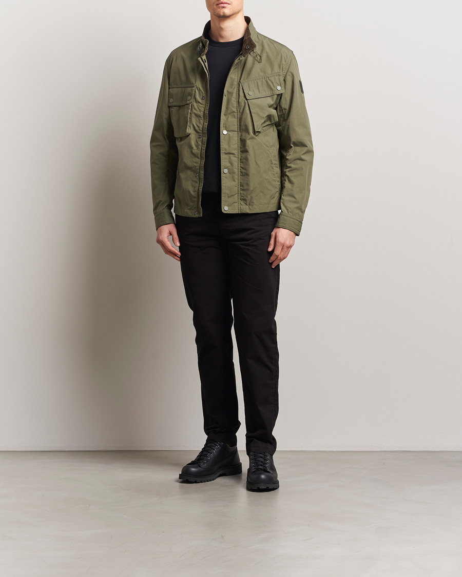 Heren | Jassen | Belstaff | Service Racemaster Ripstop Jacket Surplus Green