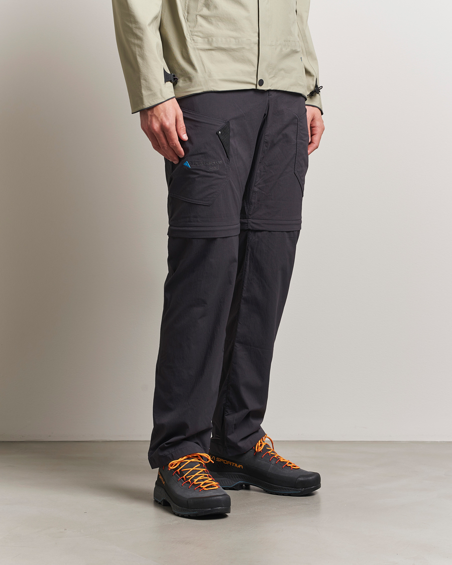 Heren | Broeken | Klättermusen | Jorid Zip Off Pants Raven