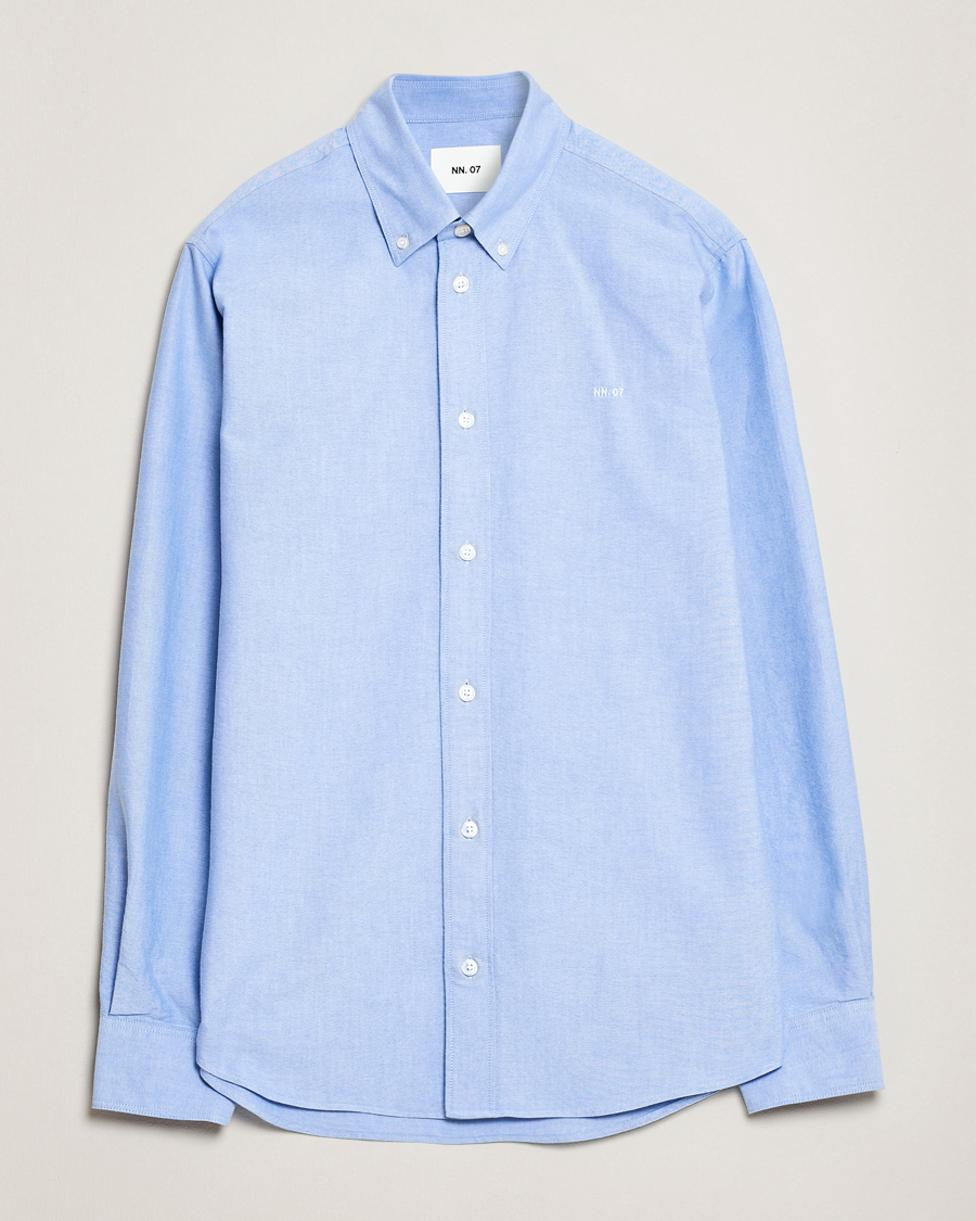 Heren | Overhemden | NN07 | Colby Oxford Shirt Light Blue