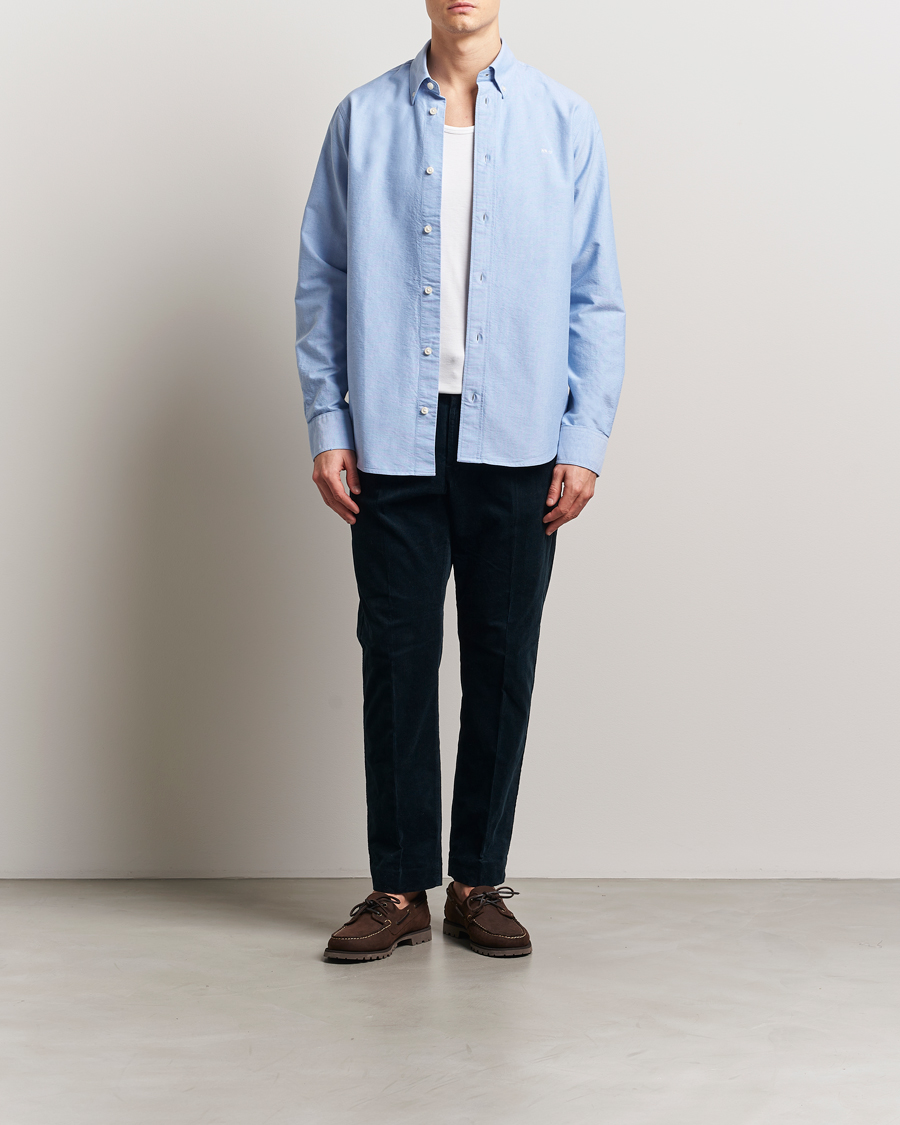 Heren | Overhemden | NN07 | Colby Oxford Shirt Light Blue