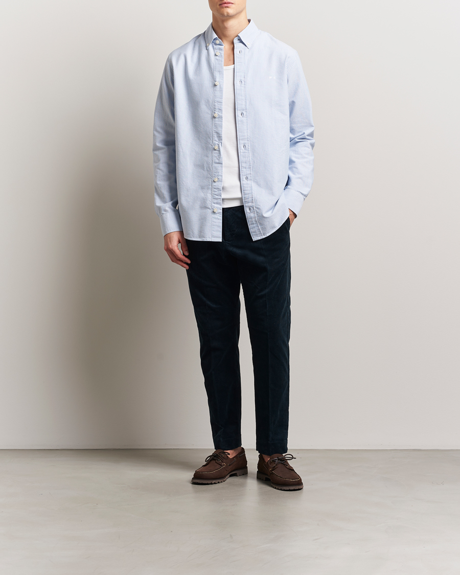 Heren | Overhemden | NN07 | Colby Oxford Shirt Blue/White