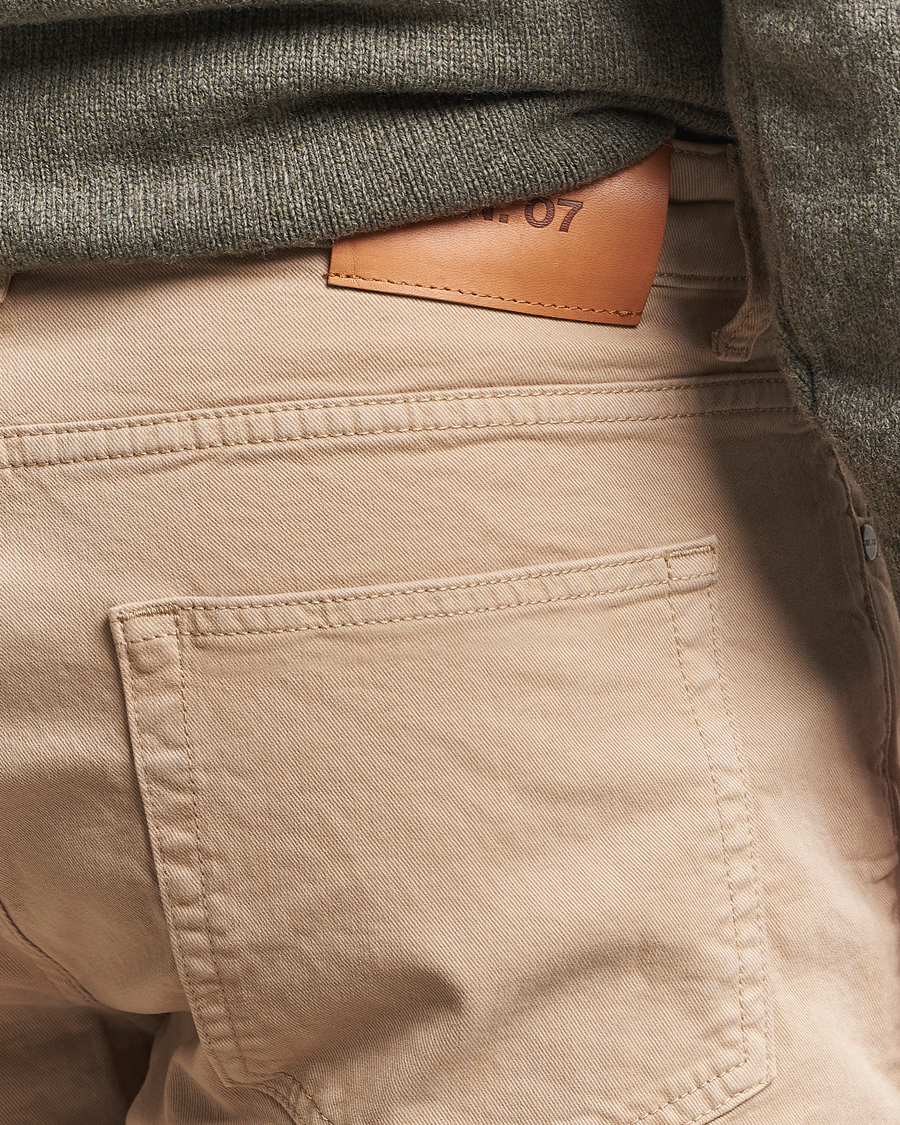 Homme | Pantalons | NN07 | Tony 5-Pocket Pants Khaki Beige