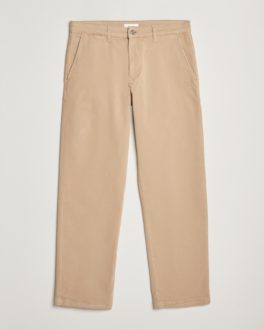 Homme | Pantalons | NN07 | Aden Regular Fit Chinos Khaki Beige