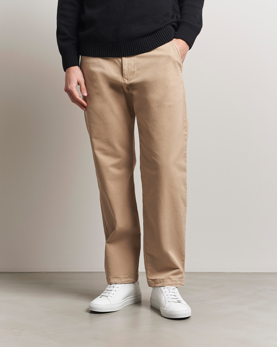 Homme | Pantalons | NN07 | Aden Regular Fit Chinos Khaki Beige