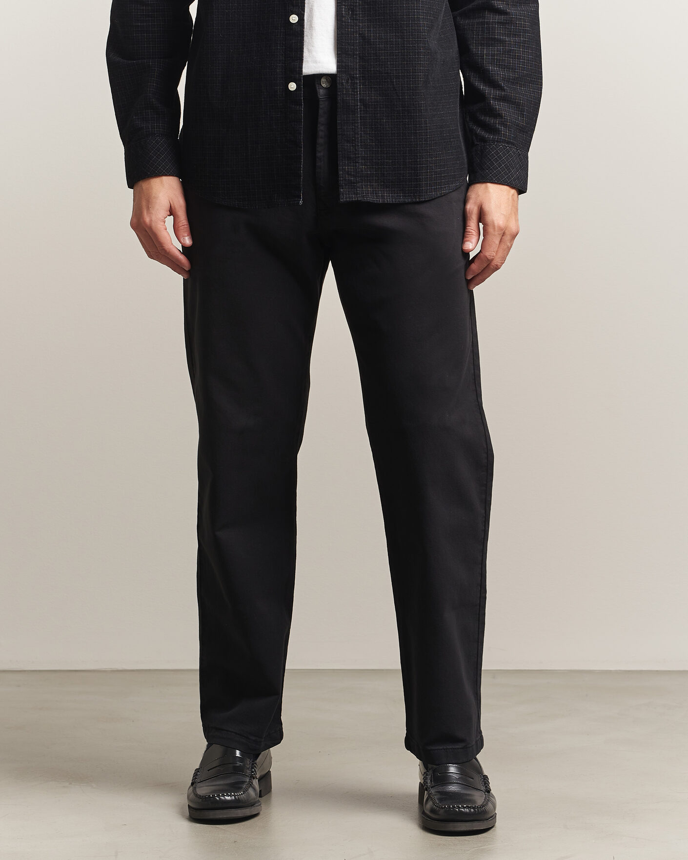 Homme | Pantalons | NN07 | Aden Regular Fit Chinos Black