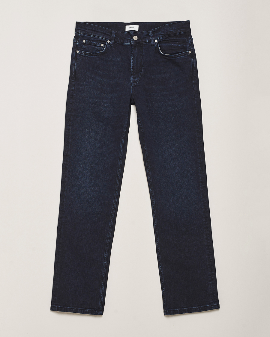 Heren | Jeans | NN07 | Tony Slim Fit Stretch Jeans Blue Black