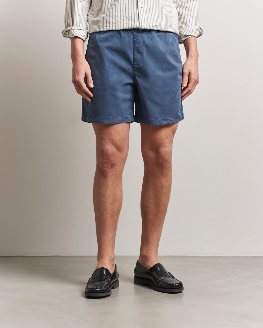 Heren | Korte broek | NN07 | Gregor Drawstring Shorts Bering Blue
