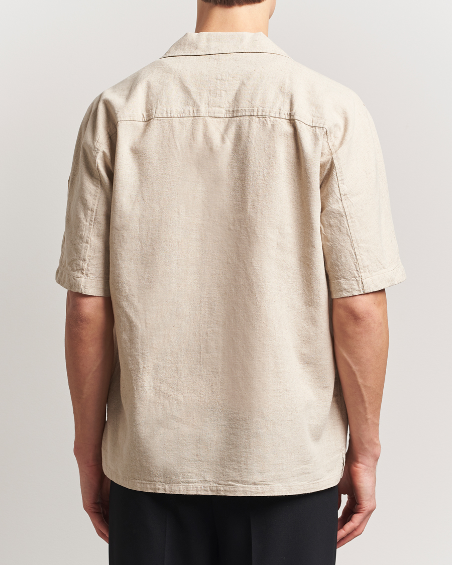 Homme | Chemises | NN07 | Ole Printed Short Sleeve Shirt Oat