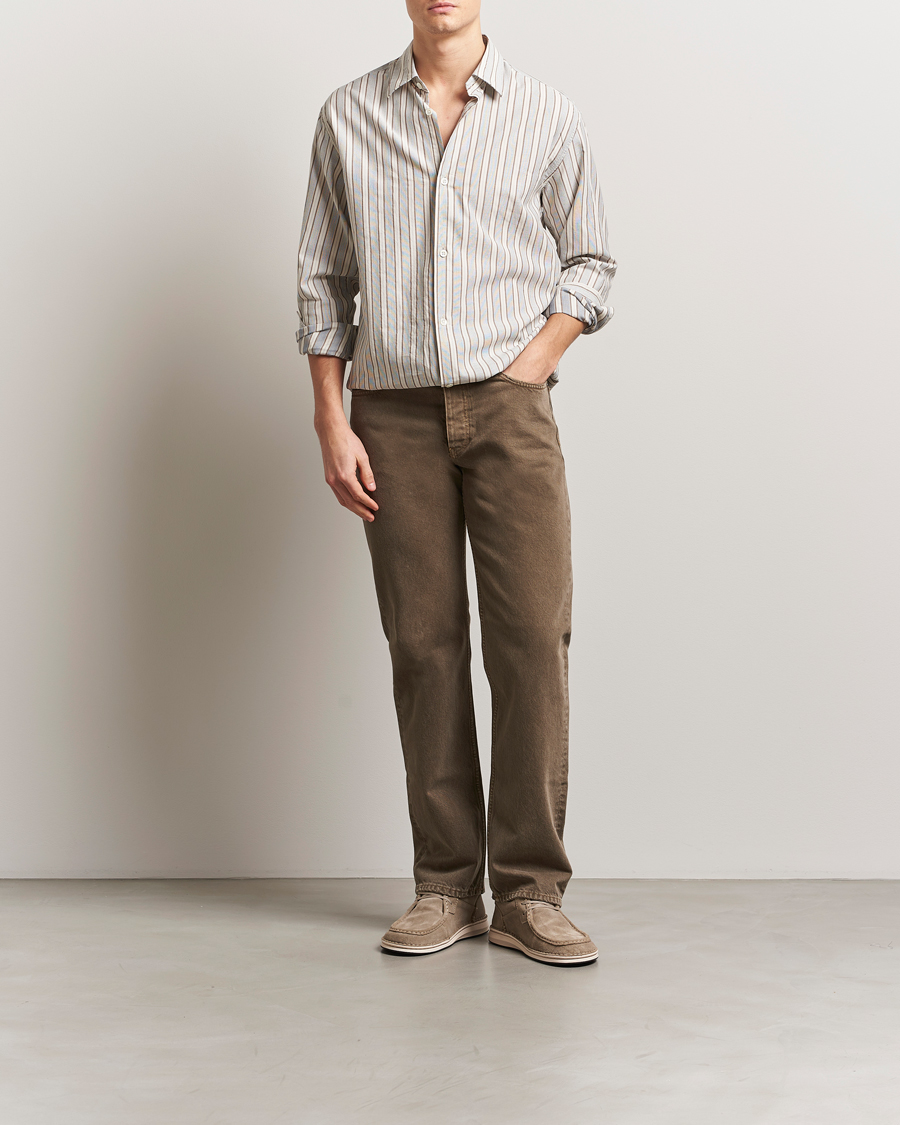 Heren | Overhemden | NN07 | Freddy Striped Shirt Multi Stripe