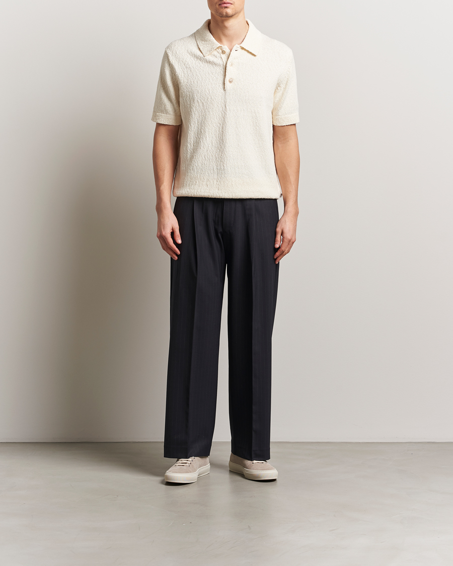 Homme | Polos | NN07 | Randy Knitted Polo Ecru