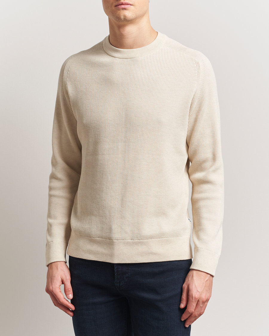 Heren | Truien | NN07 | Kevin Cotton Knitted Sweater Ivory