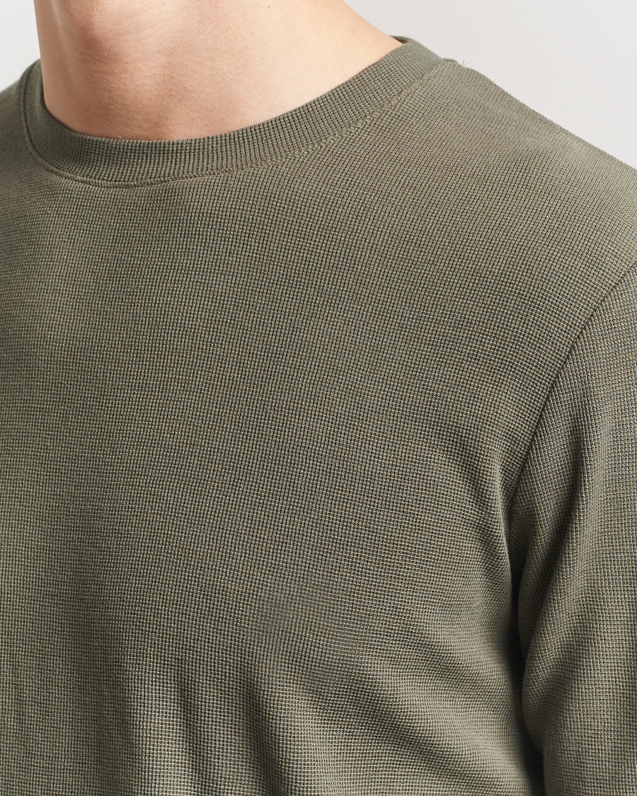 Heren | Truien | NN07 | Clive Knitted Sweater Capers Green