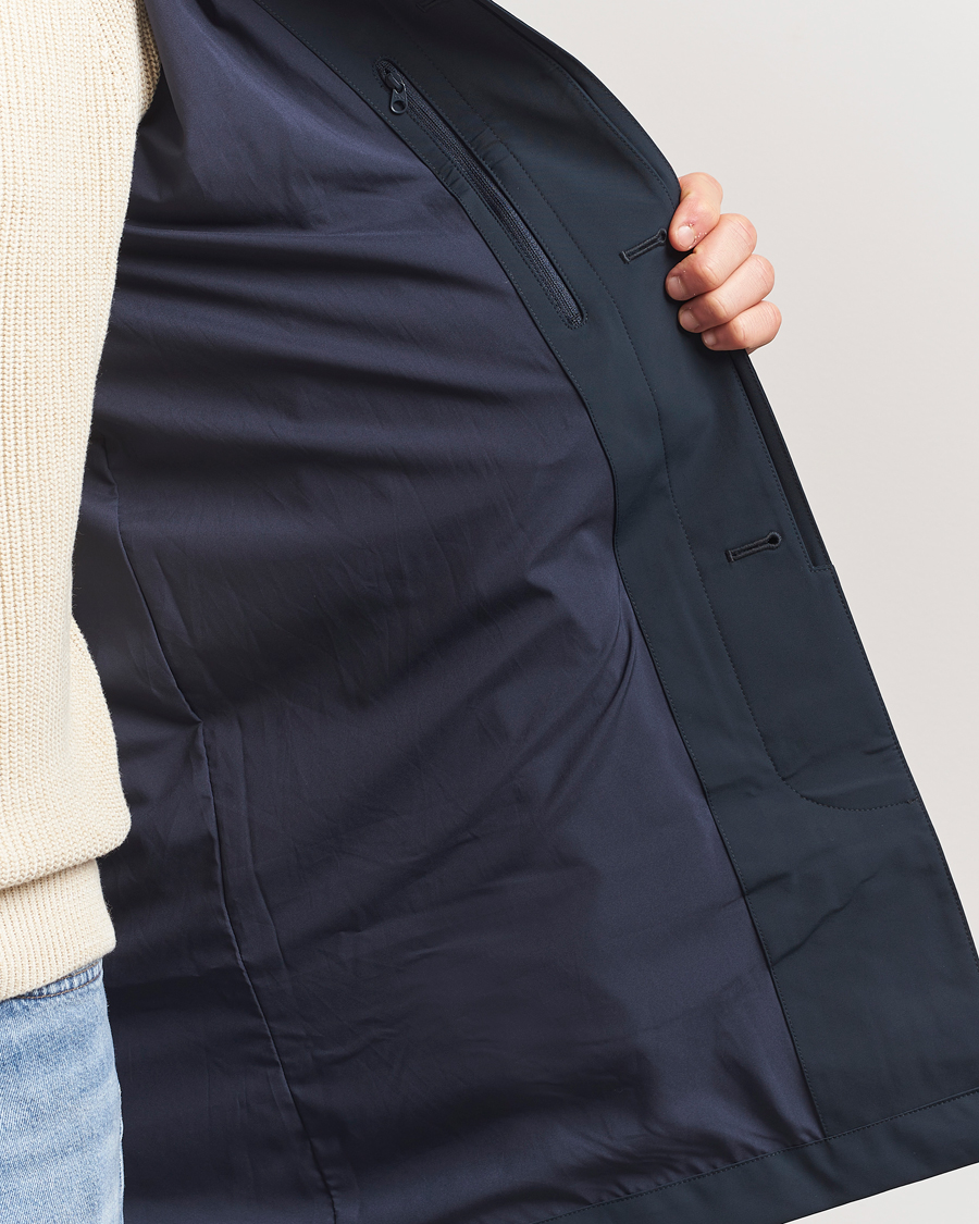 Heren | Jassen | NN07 | Kim Waterproof Car Coat Navy Blue