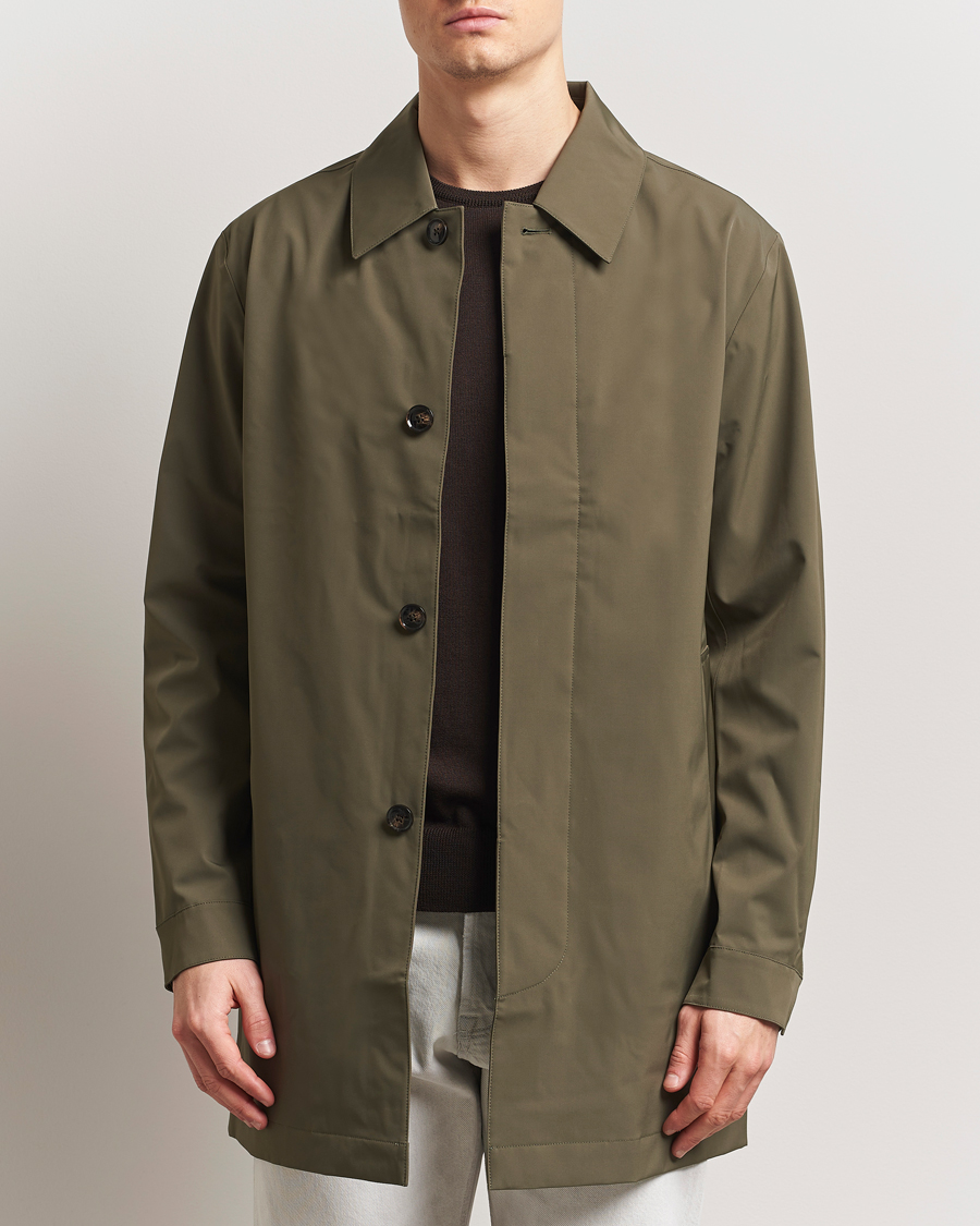 Heren | Jassen | NN07 | Kim Waterproof Car Coat Capers Green
