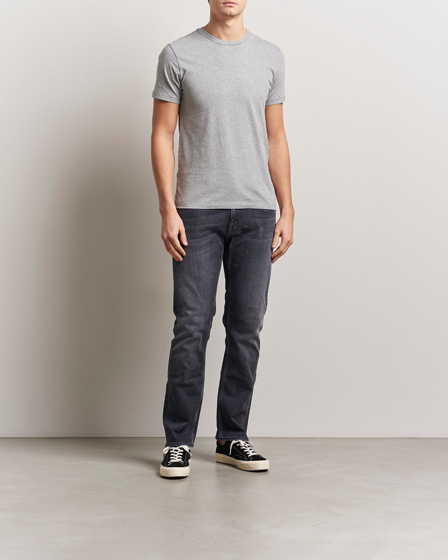 Heren | T-shirts | Levi's | 2-Pack Crew Neck T-Shirt White/Grey Heather
