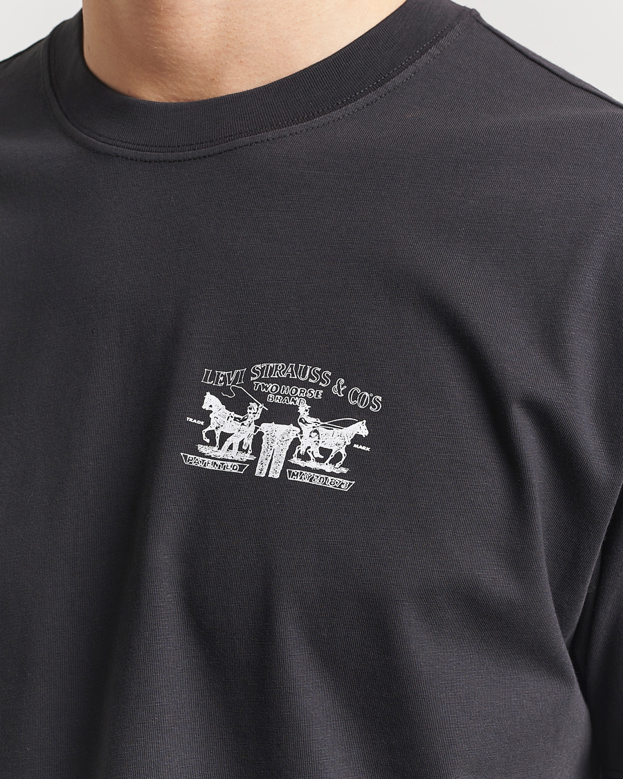 Heren | T-shirts | Levi's | Vintage Fit Printed Crew Neck T-Shirt Jet Black