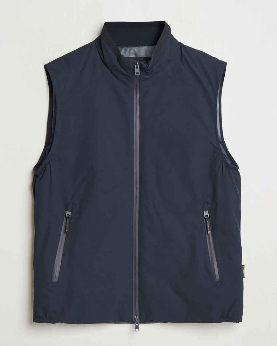 Homme | Manteaux Et Vestes | Woolrich | Sailing Two Layer Vest Melton Blue
