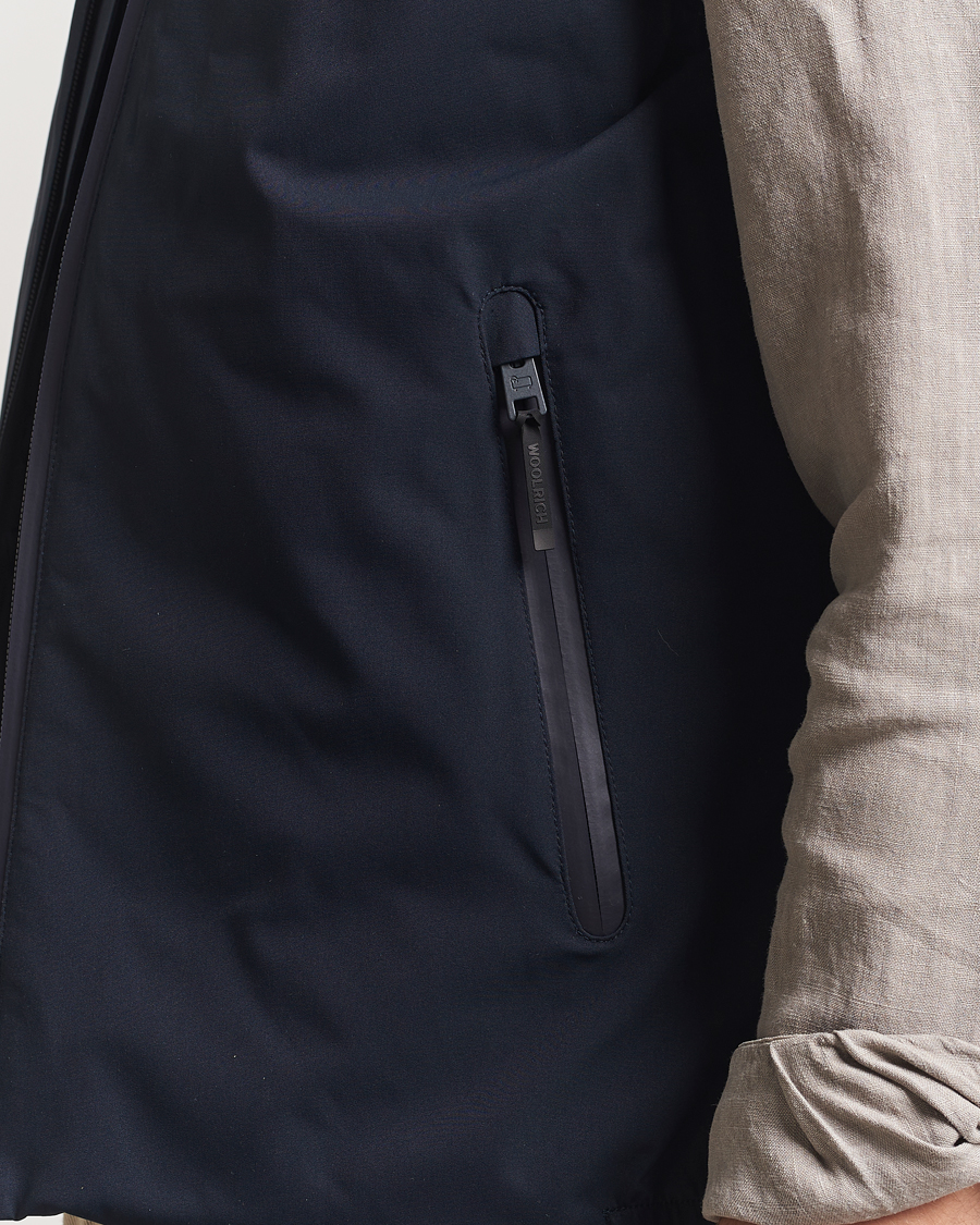 Homme | Manteaux Et Vestes | Woolrich | Sailing Two Layer Vest Melton Blue