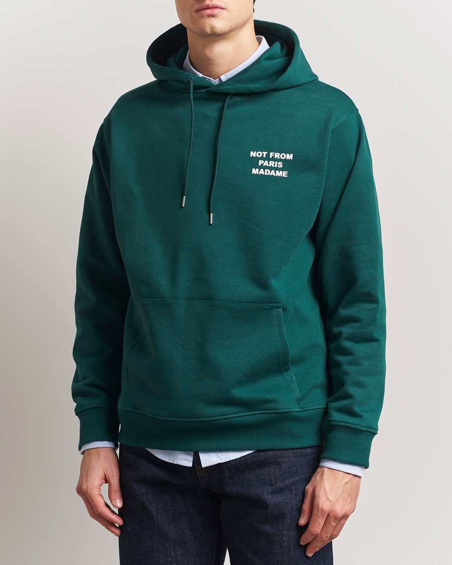 Homme | Pulls Et Tricots | Drôle de Monsieur | Slogan Hoodie Dark Green