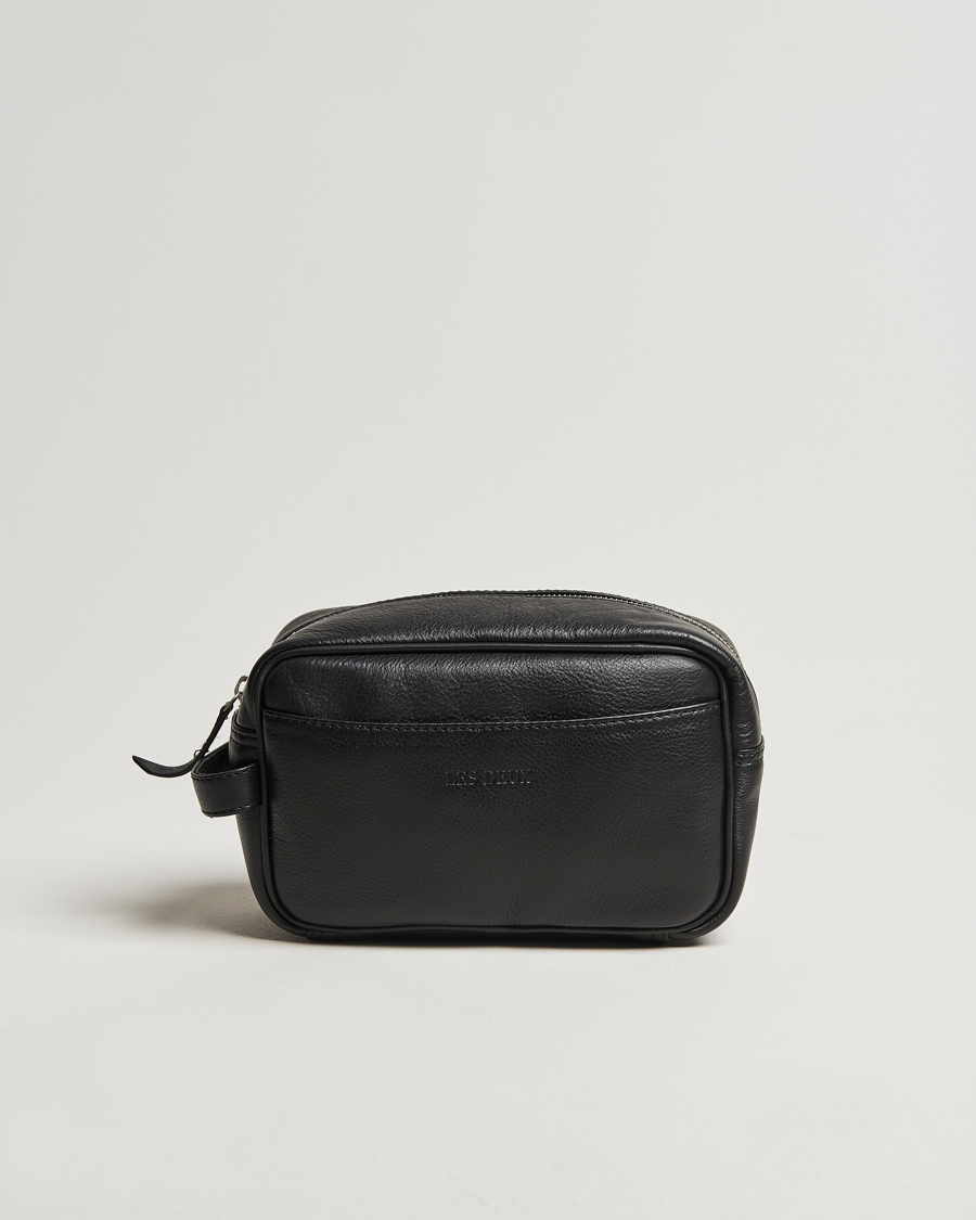 Homme | Sacs | LES DEUX | Leather Washbag Black