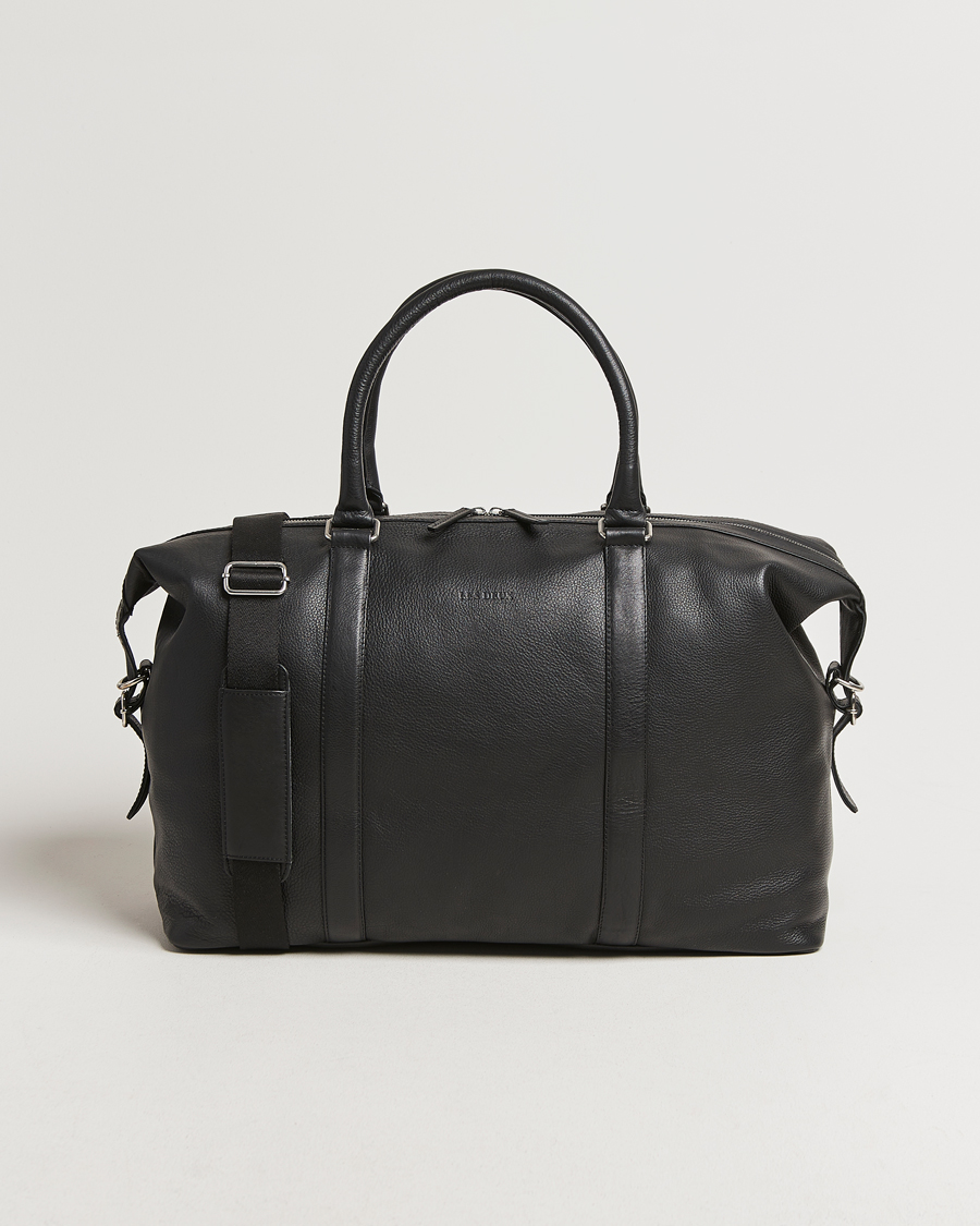 Homme | Sacs | LES DEUX | Leather Weekendbag Black