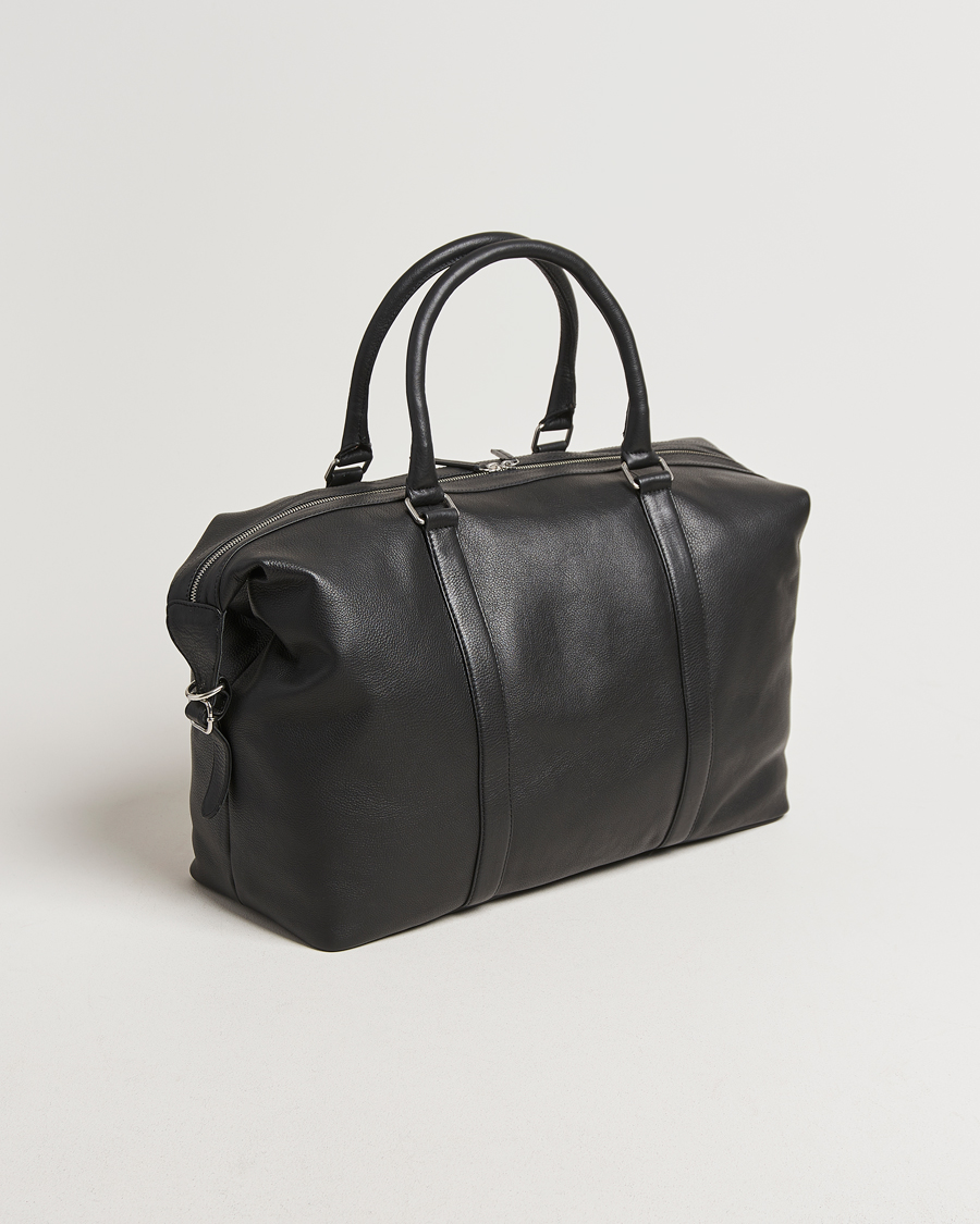 Homme | Sacs | LES DEUX | Leather Weekendbag Black