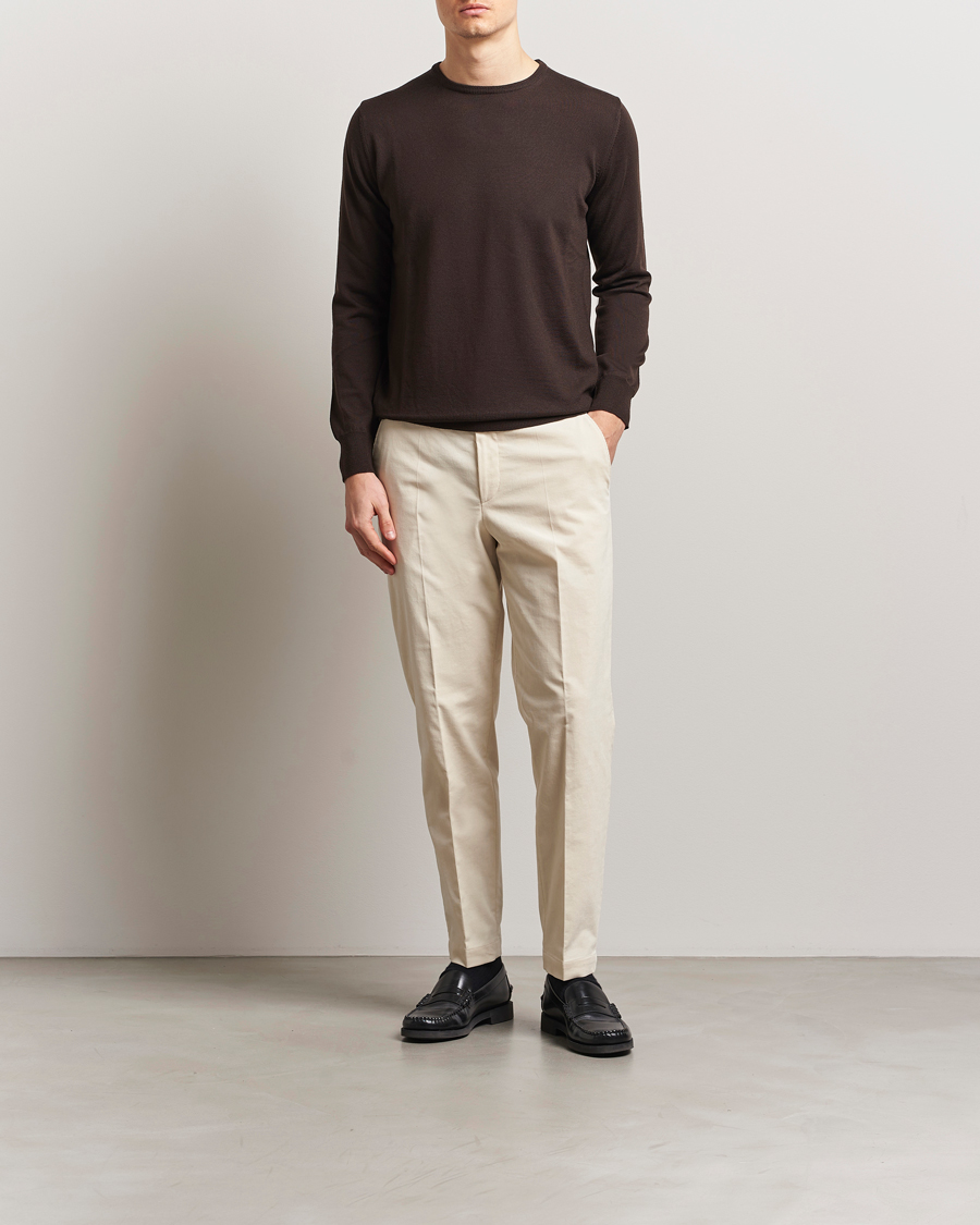 Heren | Broeken | BOSS BLACK | Perin Spring Cord Trousers Open White