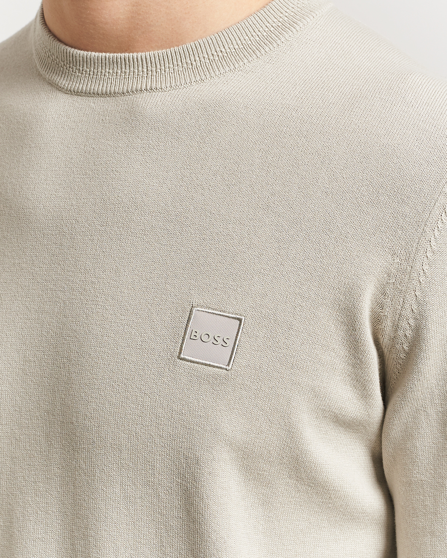 Heren | Truien | BOSS ORANGE | Kanovano Knitted Sweater Light Beige
