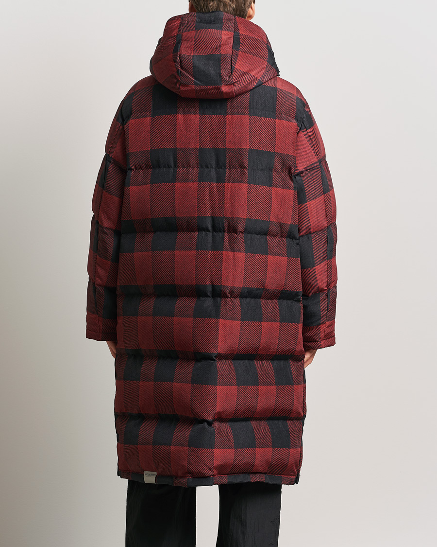 Heren | Jassen | Woolrich | Quilted Check Parka by Todd Snyder Red/Black